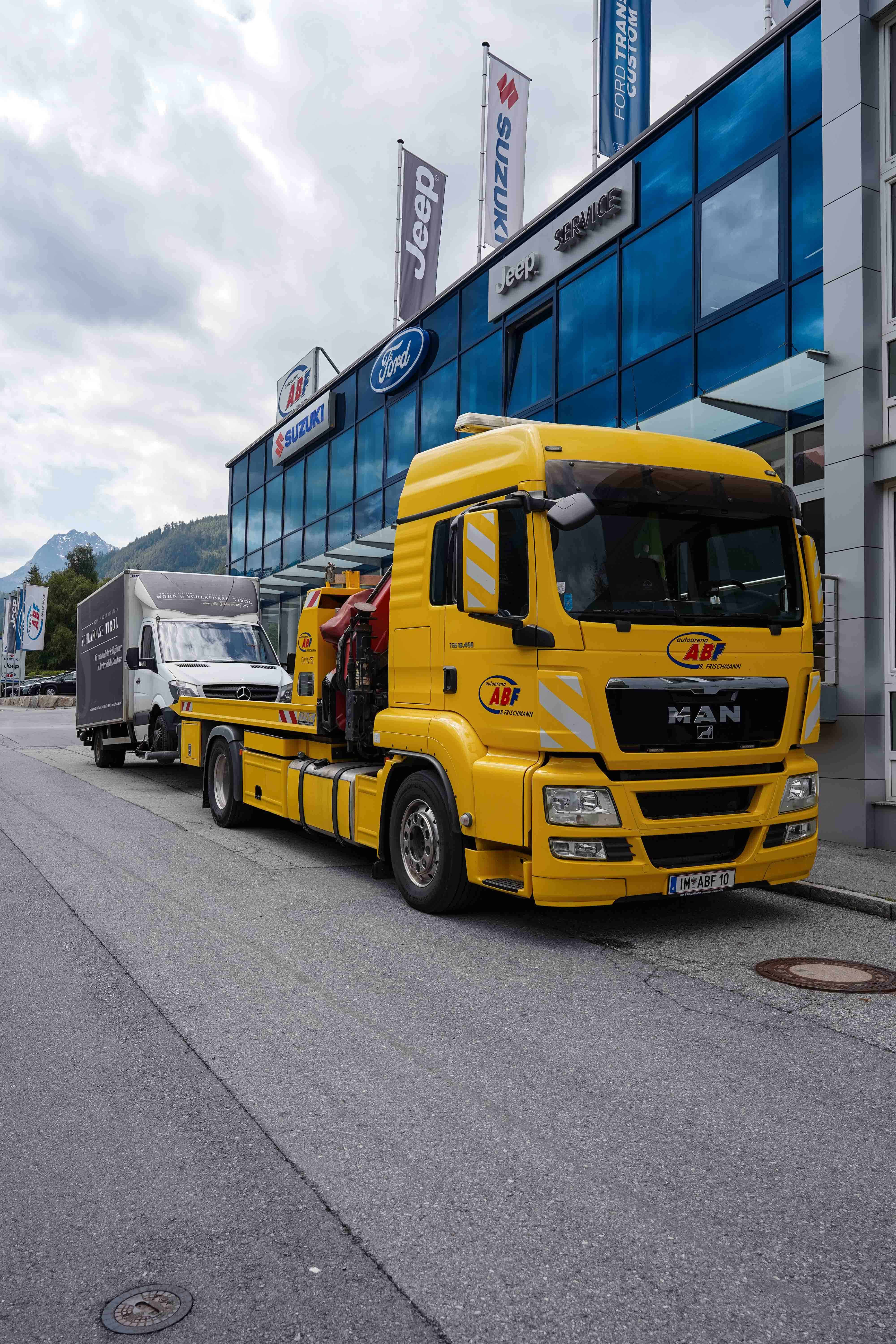 Pannen- und Abschleppdienst LKW von ABF